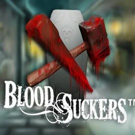 Logo of Blood Suckers from NetEnt at Crazywinners Casino