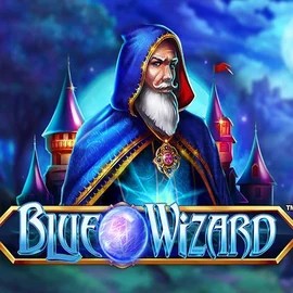 Blue Wizard slot icon by Quickspin, available at Crazywinners Casino