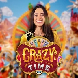 Crazy Time logo by Evolution at Crazywinners CasinoCrazy Time