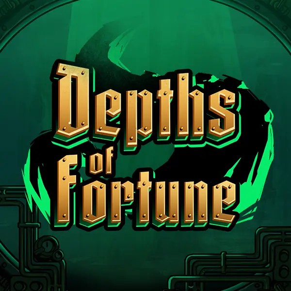 Official Slots logo: Depths of Fortune by AvatarUX Studios at Crazywinners Casino