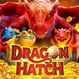 Dragon Hatch logo – Slots by PG Soft at Crazywinners Casino