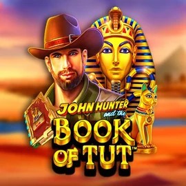 John Hunter and the Book of Tut online game logo by Pragmatic Play on crazywinnerscasinos-es.com