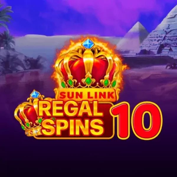 Regal Spins 10 logo by PatePlay at Crazywinners Casino