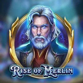 Rise of Merlin online game logo by Play'n GO on crazywinnerscasinos-es.com