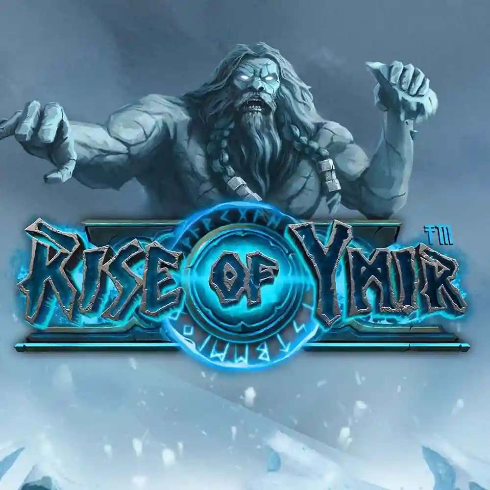 Rise of Ymir logo by Hacksaw Gaming at Crazywinners Casino